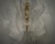 Gold Murano Glass Chandelier in the style of Fontana Arte, 2000s For Sale - Image 8 of 12