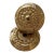 40 Ribbon & Reed Brass Drawer Pulls, p.e. Guerin Style For Sale