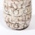 Mid-Century Modernist White and Earth Toned Ceramic Vase With Spotted Banding For Sale - Image 9 of 13