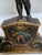 Rustic European Late 19th Century Antique Boy Harvester Bronze on Hand Painted Stand For Sale - Image 3 of 13