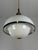 Large acrylic glass pendant lamp with three lights, 1960s Metal details. E14 bulbs. Complete and in good condition....