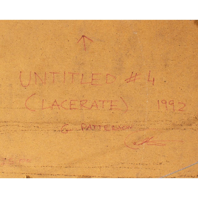 1992 "Untitled #4 (Lacerate)" Encaustic Painting by Gay Patterson For Sale - Image 9 of 9