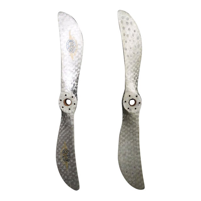 Pair of Paragon Stainless-Wrapped Propellers by Paragon, Baltimore For Sale