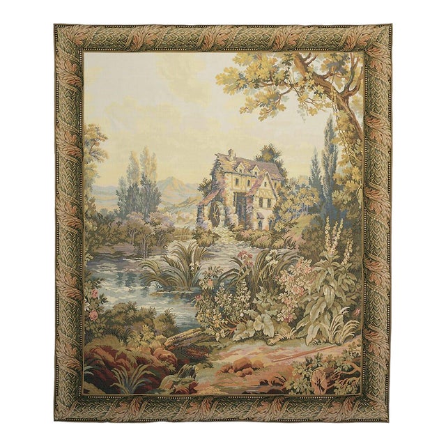 The Mill House Loom Woven Tapestry - 162 X 138 Cm (5'4" X 4'6") - Requires Rod Size 4 For Sale