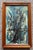 Antique abstract oil painting on canvas of an old Victorian house with a tree. Signed ‘Lou-Ray’ and dated 1956 to the...