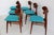 1950s Vintage Dining Chairs by Louis Van Teeffelen, 1950, Set of 6 For Sale - Image 5 of 13
