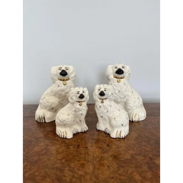 1940s Vintage Seated Spaniel Figurines by Royal Dolton, 1940, Set of 4 For Sale - Image 5 of 7