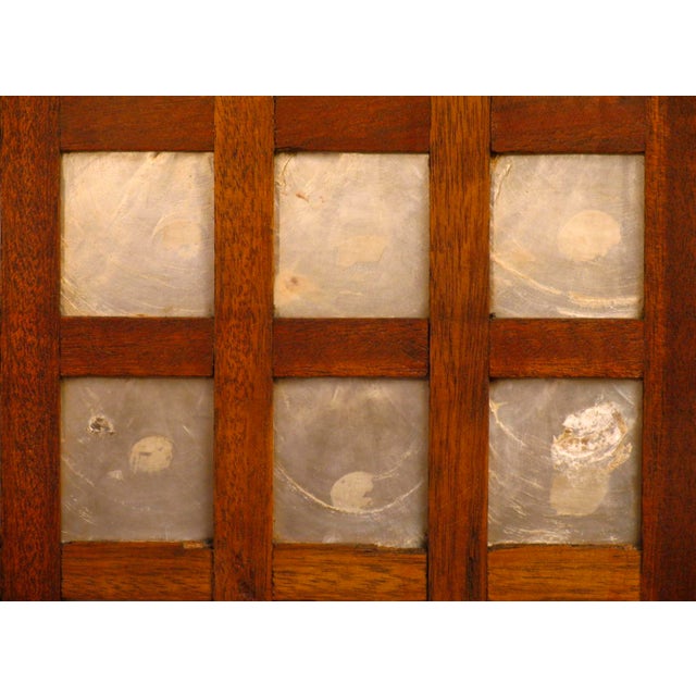 Vintage Tall Filipino Capiz Shell Window Door Panels Chairish