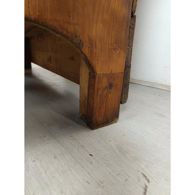 Wood Antique Rustic Ash and Fir Wardrobe For Sale - Image 7 of 18