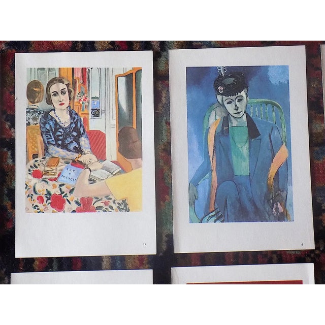 Mid-Century Modern Vintage Diminutive Henri Matisse Modernist Lithographs - Set of 14 For Sale - Image 3 of 9