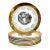 Mid 20th Century 22 Carat Crest-O-Gold Dinner Plates by Sabin - Set of 8 For Sale