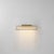 Link 325 brass wall light by emilie cathelineau dimensions: d 32.5 x w 11.5 x h 4.4 cm materials: solid brass, satin...