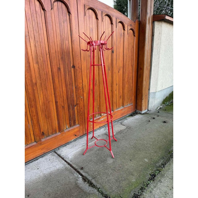 1950s Vintage Industrial Coat Rack For Sale - Image 5 of 8