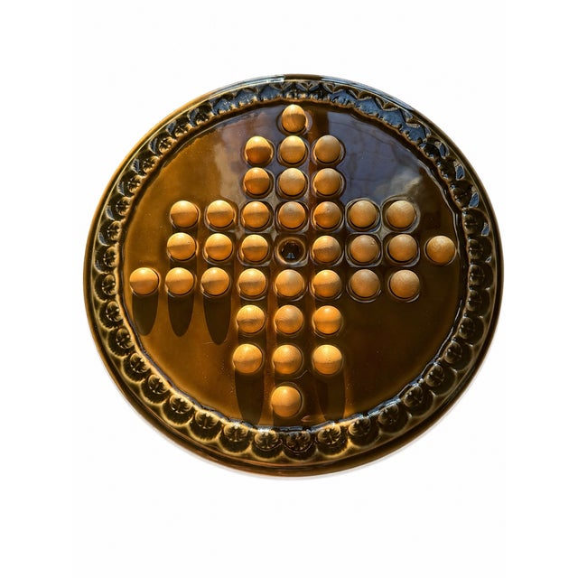 Vintage Ceramic Solitaire Game with Board by Bjorn Wiinblad for Rosenthal Studio Linie, 1979 For Sale - Image 6 of 8