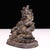 Traditional Late 19th Century Gilt Bronze Yellow Jambhala Statue, Buddhist Wealth Deity, 1.3kg For Sale - Image 3 of 9