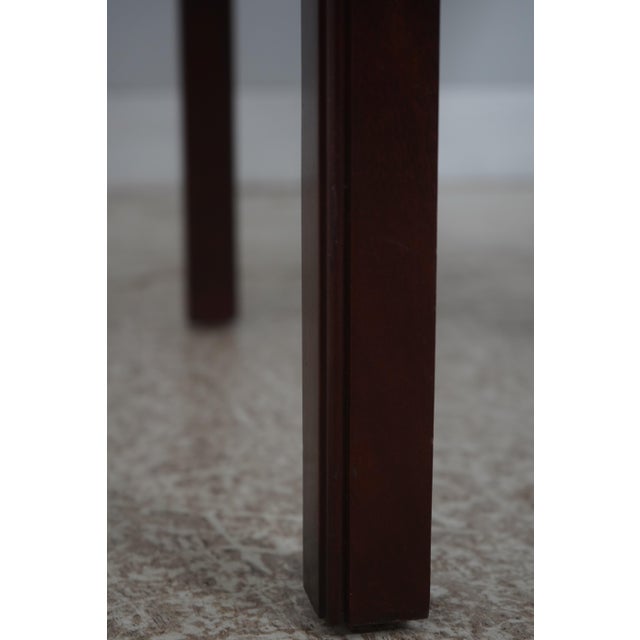 Craftique Mahogany Dropleaf Pembroke Table For Sale - Image 13 of 18
