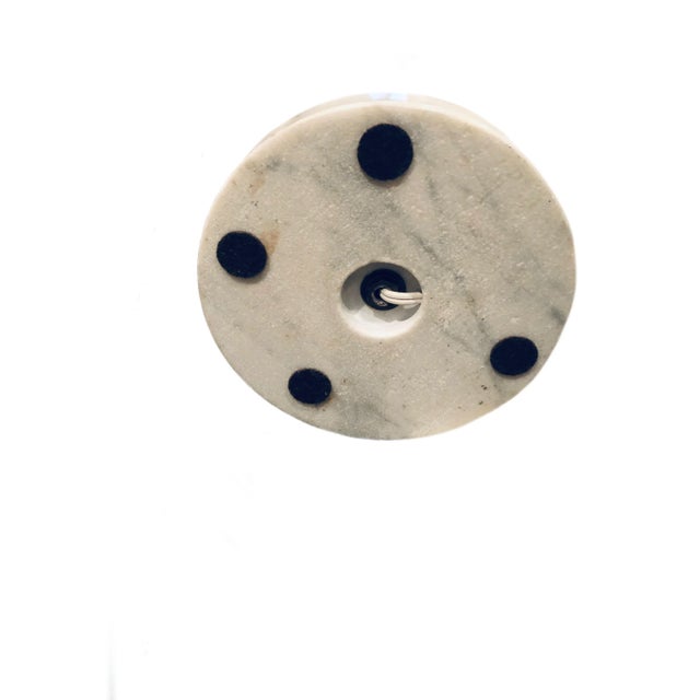 1950s 1950s Mid Century Stainless Steel Lamps - a Pair For Sale - Image 5 of 6