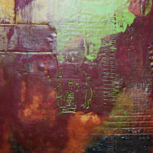 Abstract Andrew Francis "Diaspora" Abstract Mixed Media 2019 For Sale - Image 3 of 5