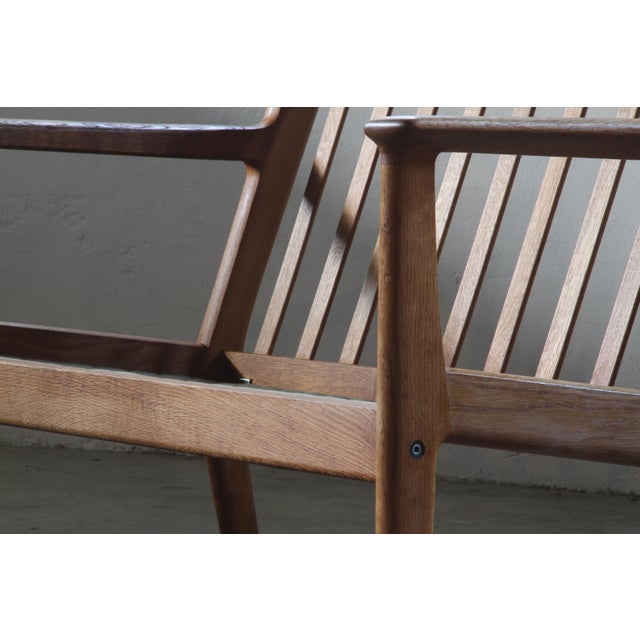 Oak GE265 Sofa by Hans J. Wegner and Getama, 1960s For Sale - Image 15 of 18