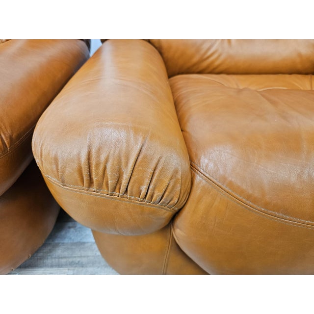 Armchairs attributed to Sapporo by Mario Marenco for Mobil Girgi, 1970, Set of 2 For Sale - Image 13 of 18