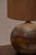 Impressive French table lamp from the 1970s, featuring a generously proportioned spherical ceramic base with a beautiful...