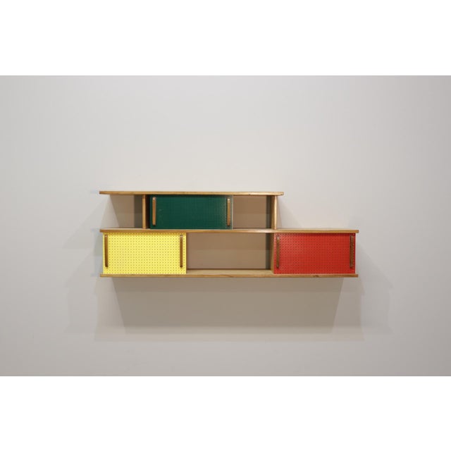 1960s Wall Hanging Bookcase by Charlotte Perriand, 1960 For Sale - Image 5 of 15