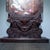 Antique Chinese Ebony Table Screen With Mother-of-Pearl Dragon Inlay For Sale - Image 4 of 9