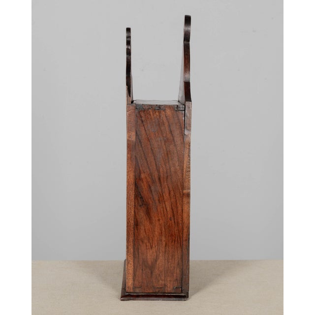 19th Century French Fariniere Box, Hand-Carved Walnut, Circa 1850 For Sale In Orlando - Image 6 of 10