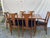 Wood Set of 6 Mid-Century Modern Broyhill Brasilia Sculpted Walnut Dining Chairs For Sale - Image 7 of 12