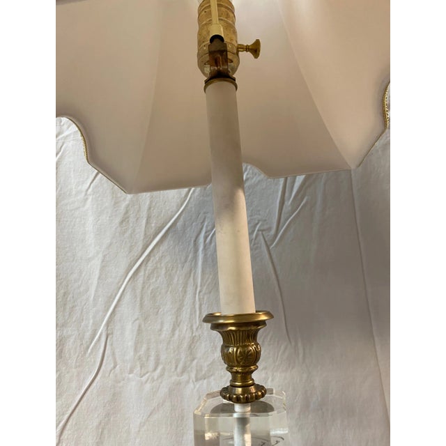 and John Richard Metal and Glass Table Lamp. For Sale In New York - Image 6 of 13