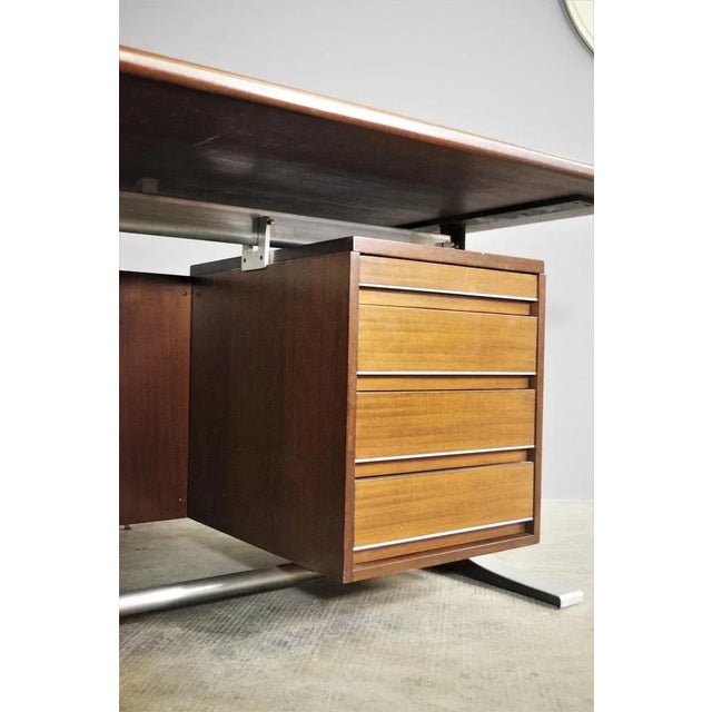 Desk & 2 Chairs from Fantoni, 1960s, Set of 3 For Sale - Image 3 of 17