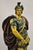 Early 20th Century Early 20th Century Majolica Alexander the Great Greek Warrior Soldier Glazed Pottery Sculpture For Sale - Image 5 of 12