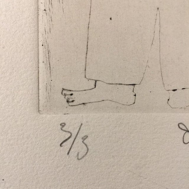 Modern Anne Body, When We Lost Our Head, Engraving on Paper, 1960s For Sale - Image 3 of 7