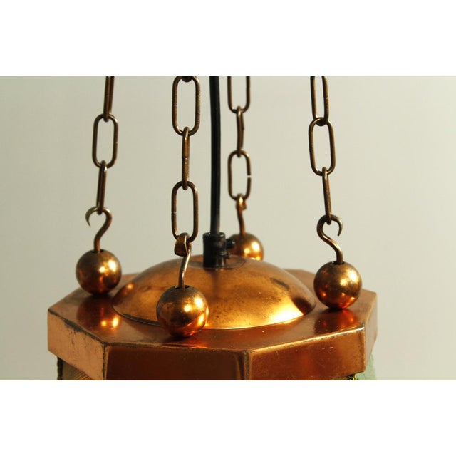 Vintage Swedish Copper Pendant Lamp, 1950s For Sale - Image 11 of 17