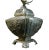 Chinese Silver Coating Artisitic Square Vase Shape Incense Burner Display For Sale - Image 3 of 6
