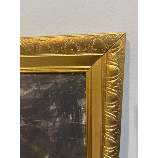 Large Acrylic on Panel Modern Abstract Painting For Sale - Image 4 of 7