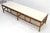 Ficks Reed Mid Century c1970s Rattan Bamboo White Formica Top 72” Long Coffee Table MINT For Sale - Image 4 of 15
