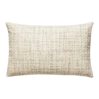 The House of Scalamandré Faye Lumbar Pillow, Travertine For Sale