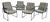 Mid-Century Armchairs by Miller Borgsen for Röder & Söhne, 1960s, Set of 4 For Sale