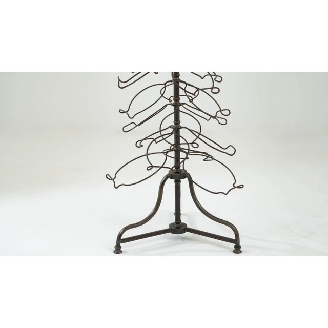 Vintage French Brasserie Plate Stand For Sale - Image 10 of 12