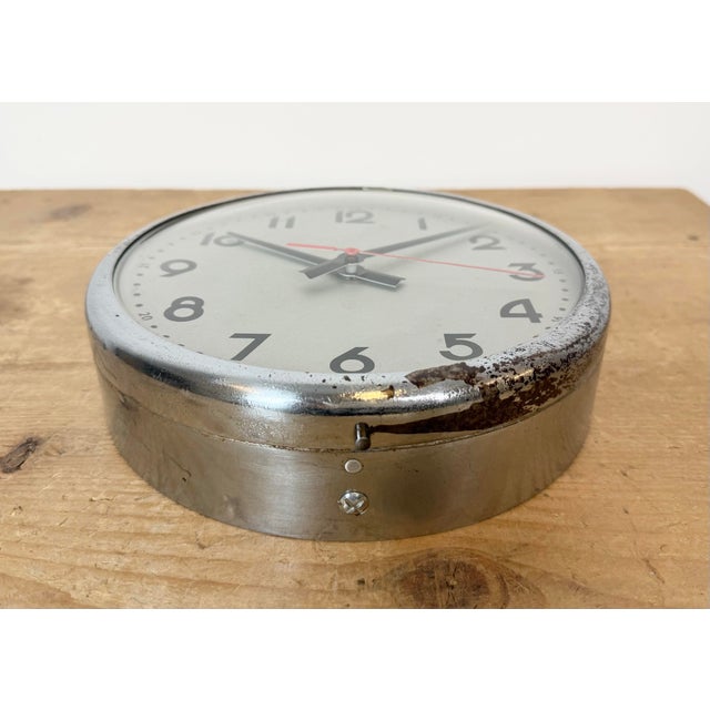 Vintage Wall Clock from PAl, 1950s For Sale - Image 10 of 18