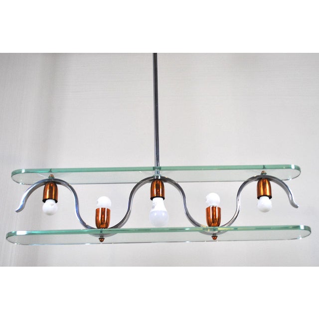 Fontana Arte Italian Pendant Lamp, 1950s For Sale - Image 4 of 16
