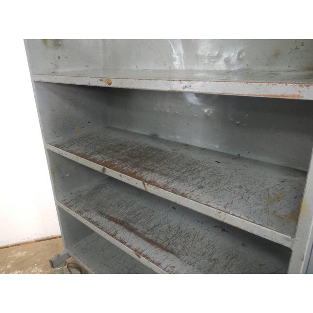 Metal Vintage Iron Serving Trolley, 1970 For Sale - Image 7 of 11