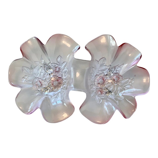 1970s Pink Relish Dish For Sale