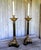 Traditional 19th Century French Empire Black Marble & Brass Candle Stands - a Pair For Sale - Image 3 of 11
