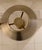 Mid-Century Modern Ralph Lauren Brass and Leather Candlestick Buffet Lamps - Pair For Sale - Image 3 of 7