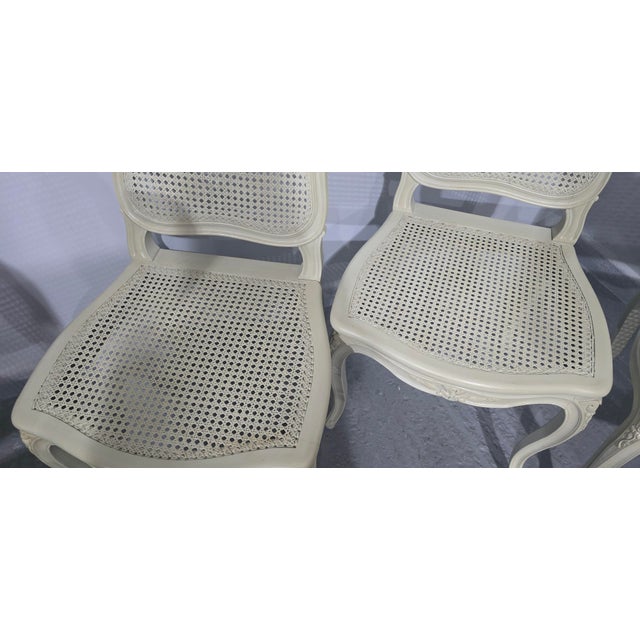 French Bergere Dining Chairs, 1910s, Set of 6 For Sale - Image 6 of 14
