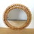 Round Rattan and Bamboo Mirror attributed to Franco Albini, 1960s For Sale - Image 6 of 6