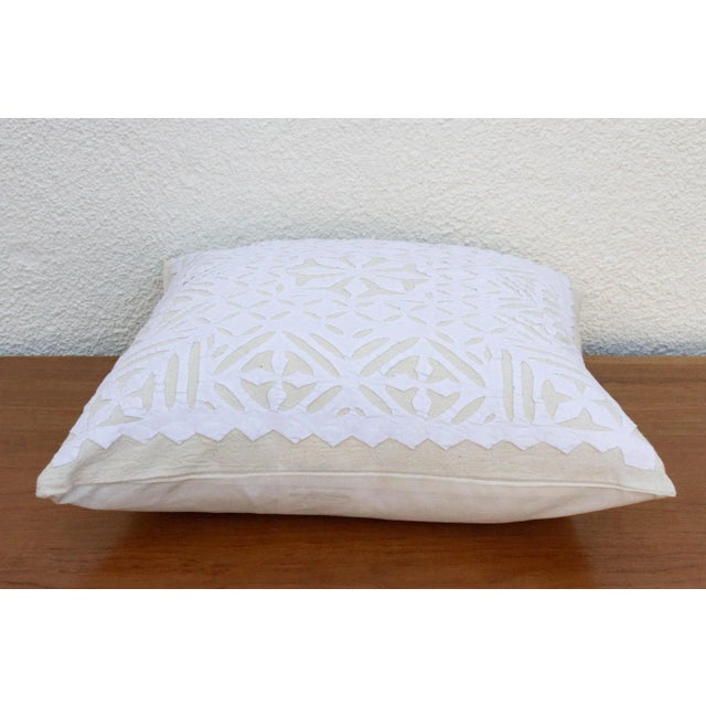 1990s Tuli Applique Pillow Cover For Sale - Image 5 of 7