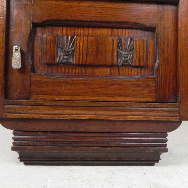 Art Deco Bedside Table with Marble Top, 1930s For Sale - Image 18 of 18